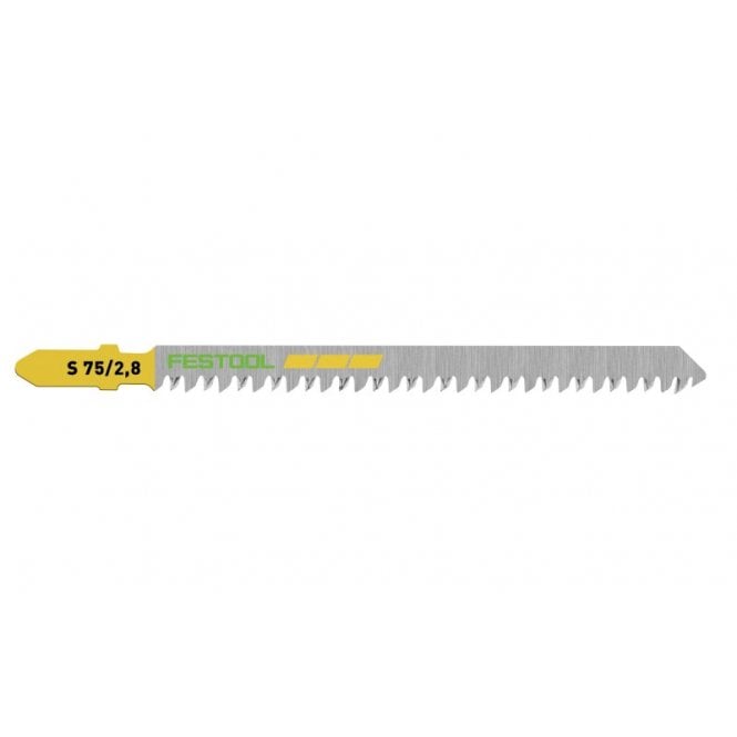 Festool 204261 Wood Cutting Straight Jigsaw Blades Pack 20 S75/2,8/20