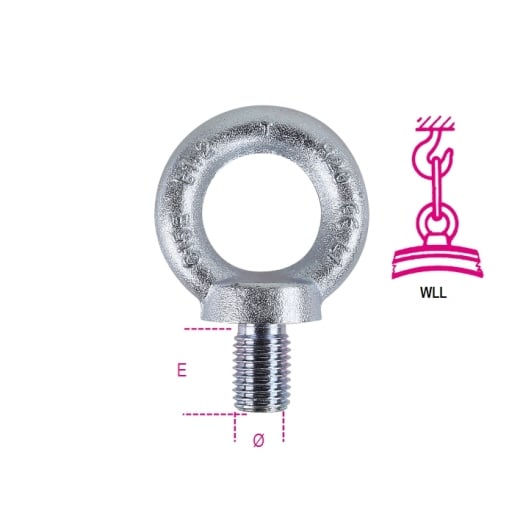Robur 8040EZ Galvanised Lifting Eyebolts