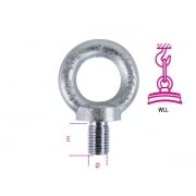 8040EZ Galvanised Lifting Eyebolts