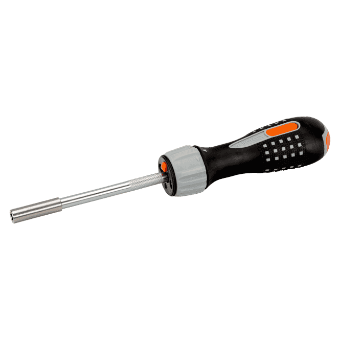 Bahco 808050L Ratcheting Screwdriver With Light 1/4