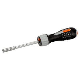 808050L Ratcheting Screwdriver With Light 1/4" Screwdriver