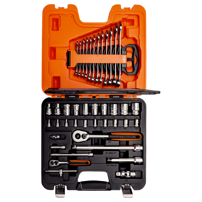 Bahco S410 41 Piece Socket and Combination Spanner Set 1/4