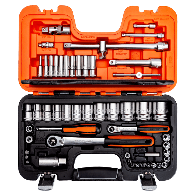 Bahco Socket Set 1/4 + 1/2