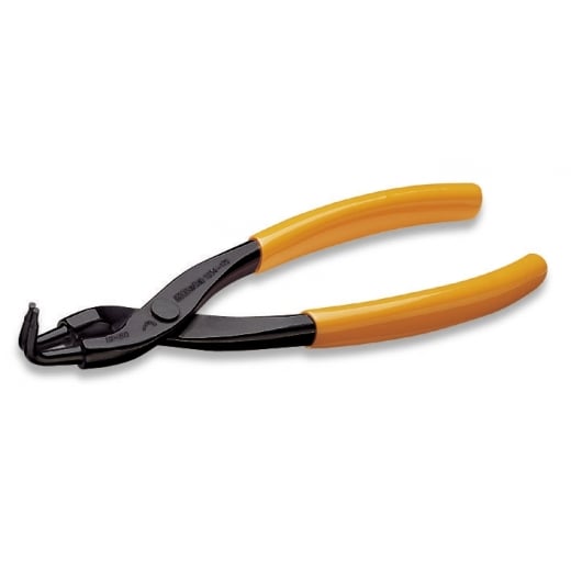 Beta Tools 1034 170mm Internal Circlip Pliers, Bent Pattern, 90° PVC Coated Handles
