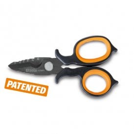 1128BAX Electricians Scissors With Milling Profile