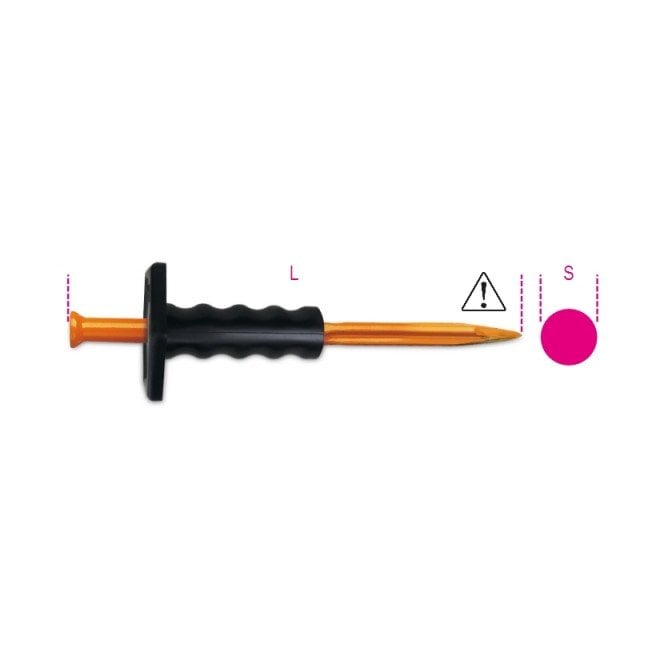Beta Tools 1700N.PM/300mm Masonry Points With Hand Guard