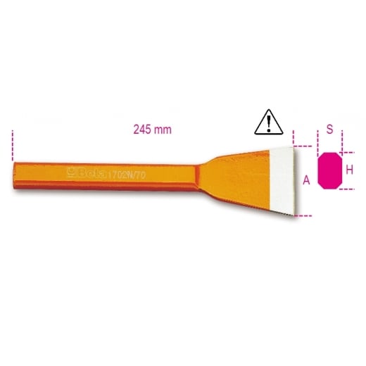 Beta Tools 1702N Extra Wide Chisels