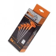5 Piece Offset Hexagon Key Wrench Set With Handles