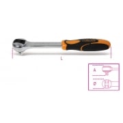 910/55 3/8" Square Drive Reversible Ratchet 72 Tooth