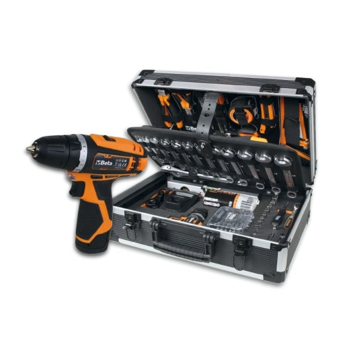 Beta Tools BW2056E12V 146 Piece Tool Set With 12v Cordless Ultra Compact Drill