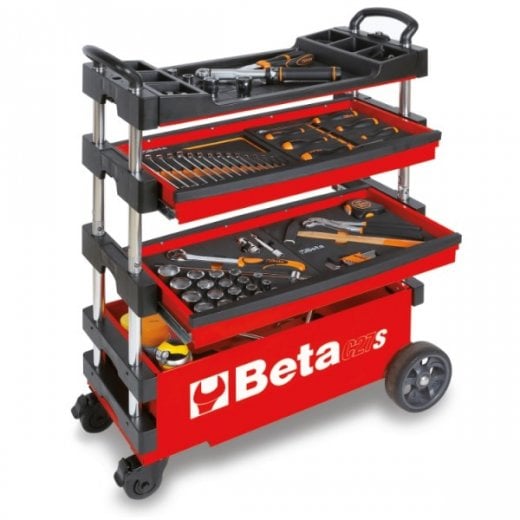 Beta Tools C27S Red Folding Tool Trolley Parts Trolley 027000203 (No Tools)