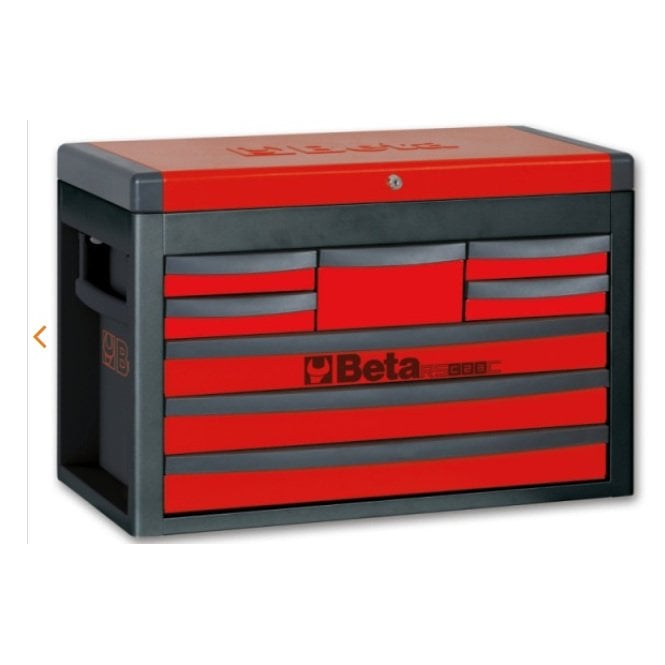 Beta Tools RSC23C-R 8 Drawer Portable Tool Chest Red Ball Bearing Slides