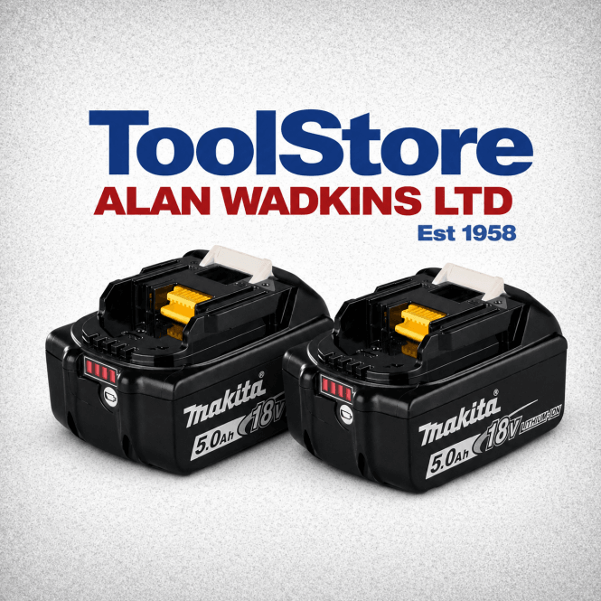 Makita BL1850 18V 5.0Ah Lithium-Ion Battery Twin Pack – Compatible with  Tools