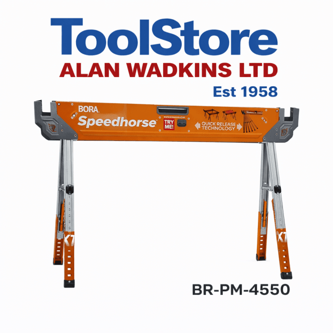 BORA BR-PM-4550 Adjustable Speedhorse XT 1 Stand Sawhorse Workhouse
