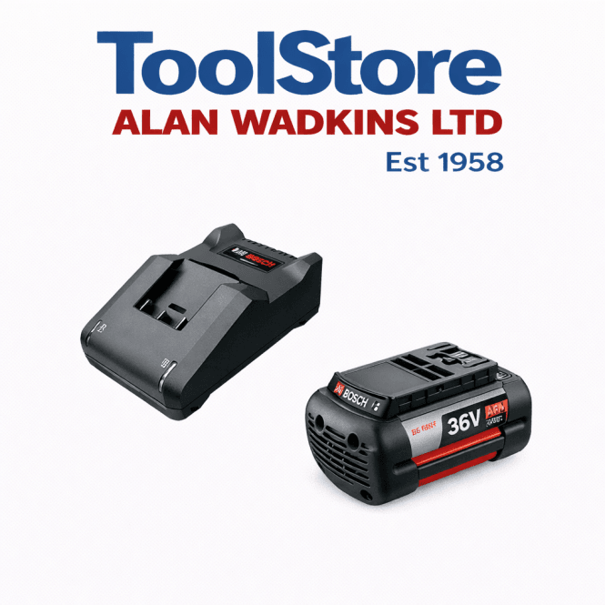 Bosch Garden 36v Battery + Charger Set 4.0ah Li-on Battery AL36V-20 Charger 240v F016800622