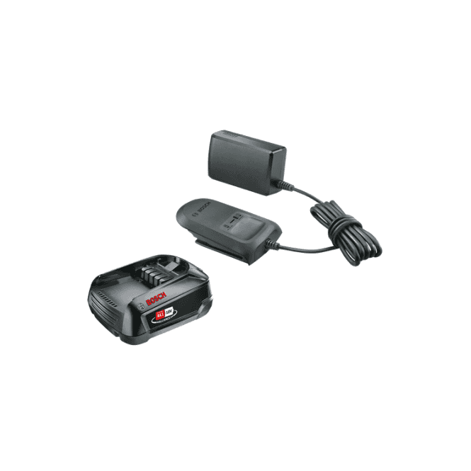 Bosch Garden Battery & Charger Set AL18V20 Battery Charger & PBA18V 2.5AH Battery