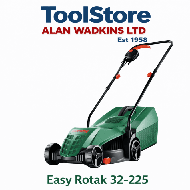 Bosch Garden Easy Rotak 32-225 32cm 1200W Electric Lawnmower – 240V, Corded Garden Mower, Lightweight