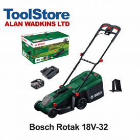 Rotak 18V-32 18V Cordless Lawnmower 32cm Cut 1 X 4.0AH Battery & Charger 06008B9P70