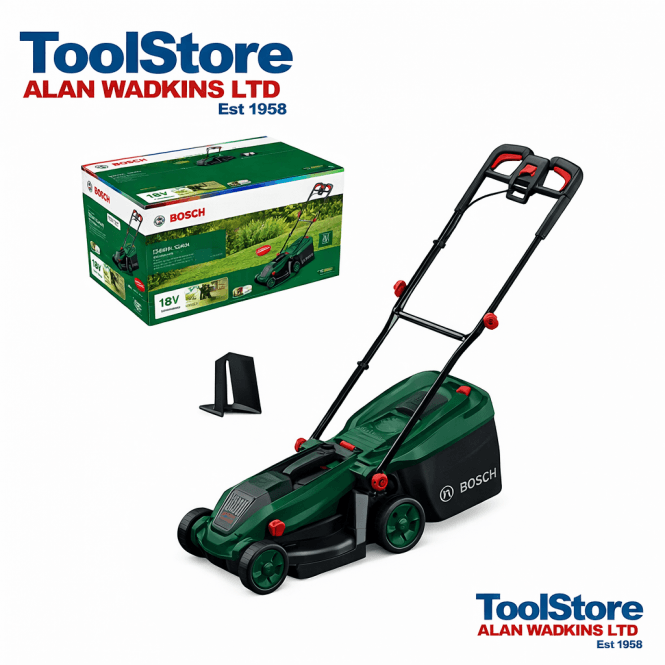 Bosch Garden Rotak 18v-34 18v Cordless Lawnmower 34cm Cut Machine Only 06008B9N01 