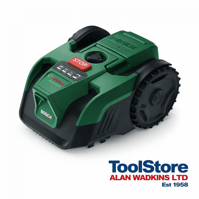 Bosch Garden Visimow Robotic Lawnmower 18V-100 18v Cordless Mower Baretool 06008E1001