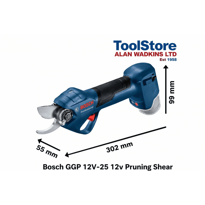 Bosch GGP12V-25 12v Cordless Pruning Shears Body Only Tool