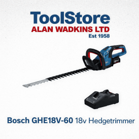 GHE18V-60 18v Cordless Hedgetrimmer 60cm Blade Length 1 x 4.0ah Battery & Charger