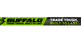 Buffalo 231025-1 Standard Wooden Handle 1200 x 24mm Broom Shaft