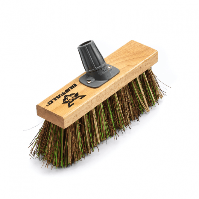 Buffalo 10.5'' Stiff Sweeping Brush Bassine Mix Scavenger Brush 2396