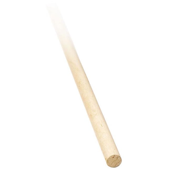 Buffalo 231025-1 Standard Wooden Handle 1200 x 24mm Broom Shaft
