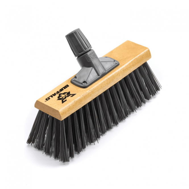 Buffalo 2397 13'' Stiff PVC Scavenger Broom Sweeping Yard Brush
