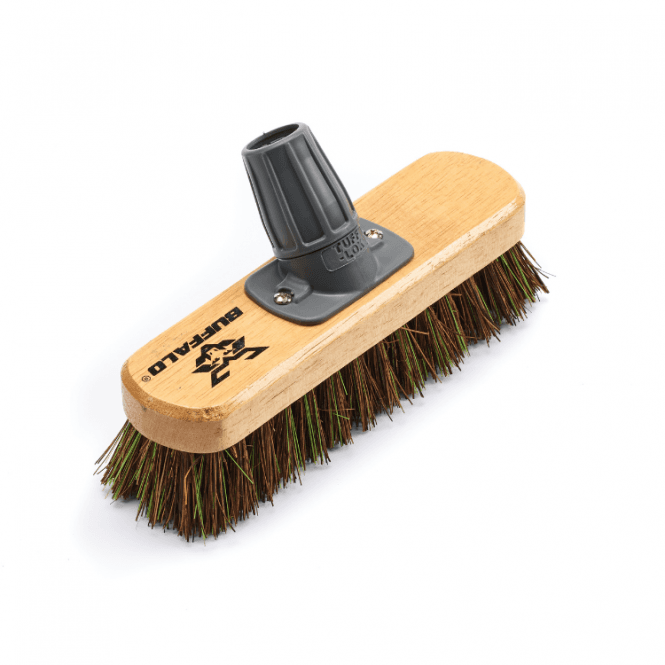 Buffalo 9'' 230mm Decking Sweeping Brush Bassine Mix Deck Scrub Brush 2390