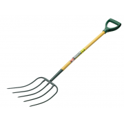 BMF5PD 5 Prong Manure Fork Plastic D Handle