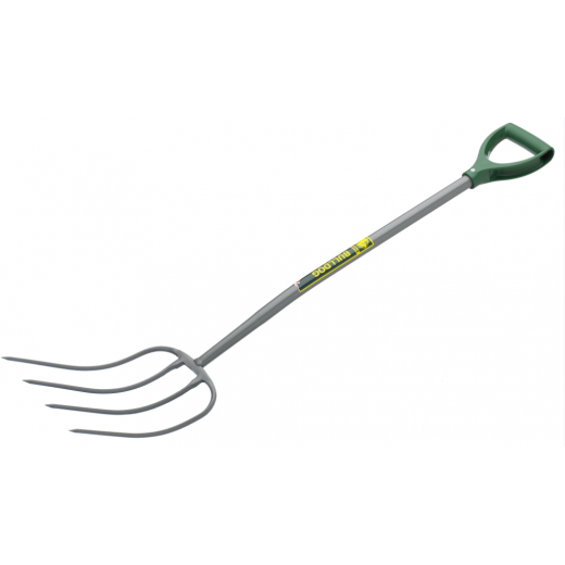 Bulldog BMFPD 4 Prong Manure Fork With Plastic D Handle