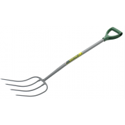 BMFPD 4 Prong Manure Fork With Plastic D Handle