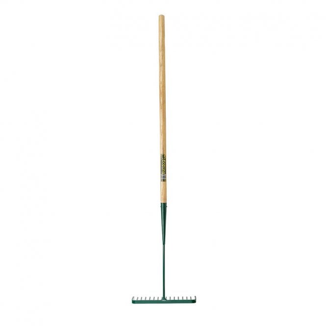 Bulldog BTRW Tarmac Rake 14 Tooth 48in Ash Wooden Shaft