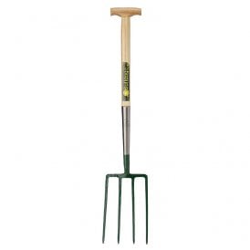 Wooden T-Handle Garden Fork 28in 5704042810