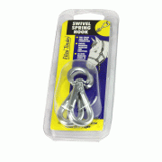 BZP swivel spring hooks pack of 2            