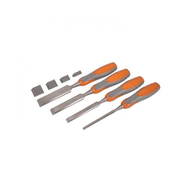 Carl Kammerling AV10010 4 Piece Wood Chisel Set 6.5 13 19 & 25mm