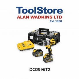 DCD996NT2-QW 18v Brushless Combi Hammer Drill, 2 x 6.0Ah Batteries, Charger, Case