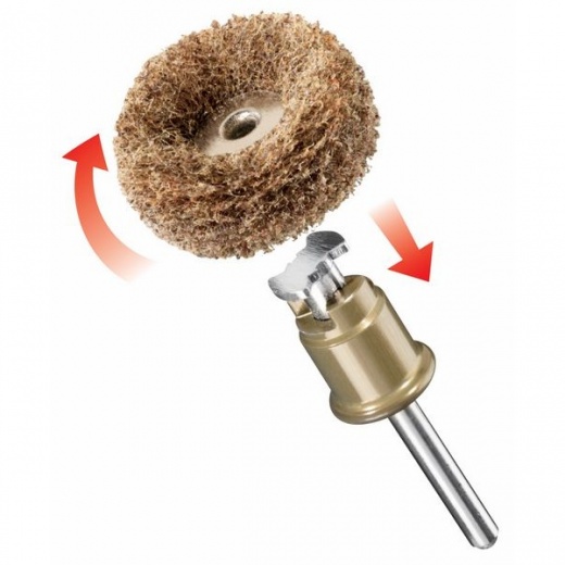 Dremel 511S EZ SpeedClic Finishing Abrasive Buffs 180 & 280 Grit Pack of 2