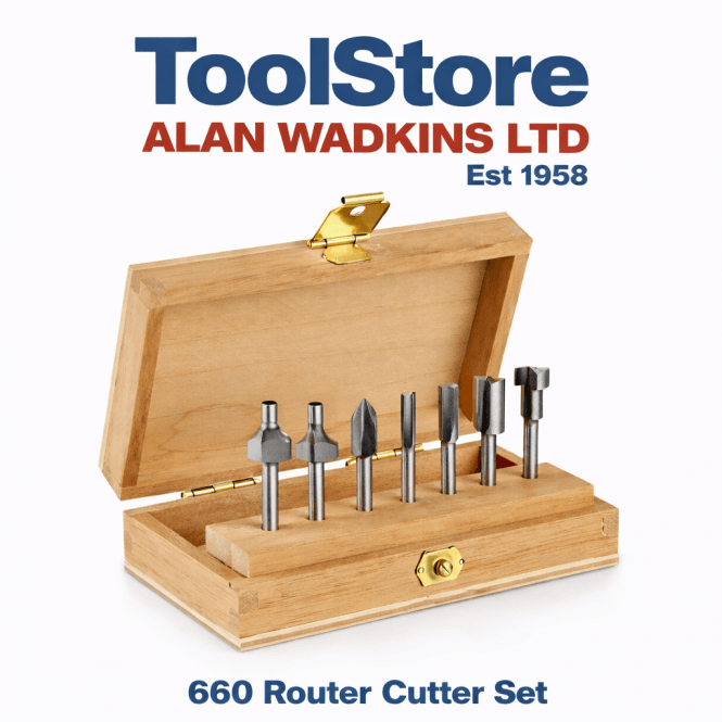 Dremel 660 7 Piece Multipurpose Router Bit Set