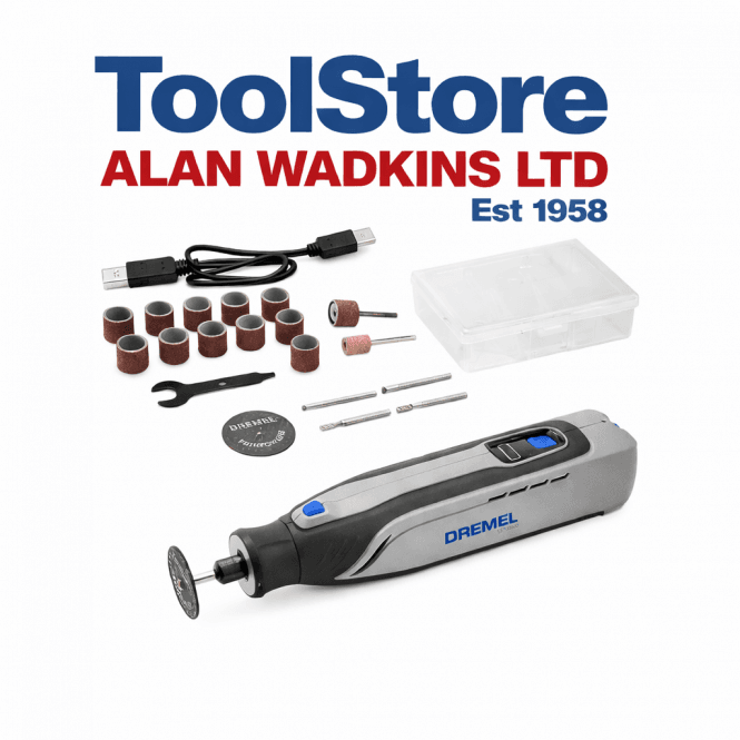 Dremel 8150-20 7.2v Cordless Multi-Tool Kit 2.0ah 20 Accessories Rechargeable