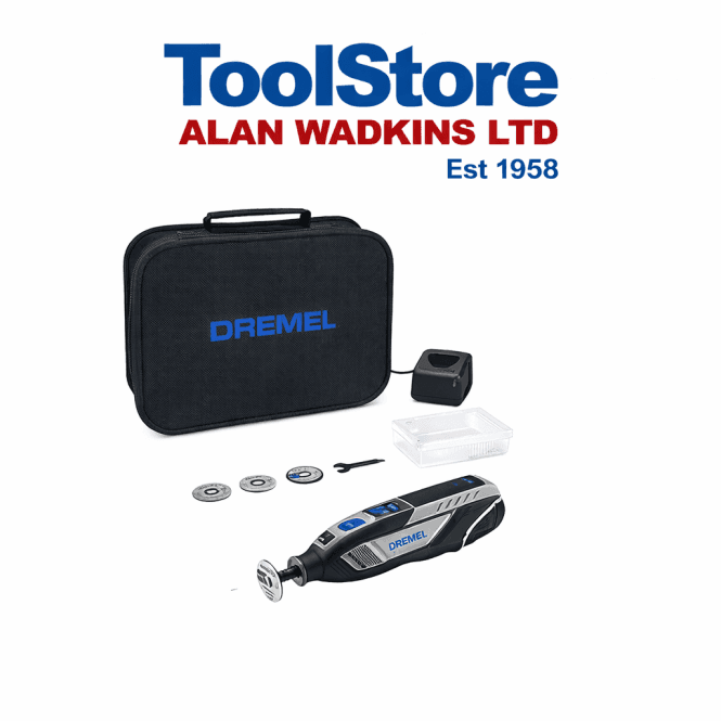 Dremel 8250-5 12v Cordless Rotary Multi Tool Kit 1 x 2.0ah Battery + Charger F0138250JB