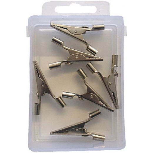 Farmpower 5Amp Crocodile Clips Pk6 1664    
