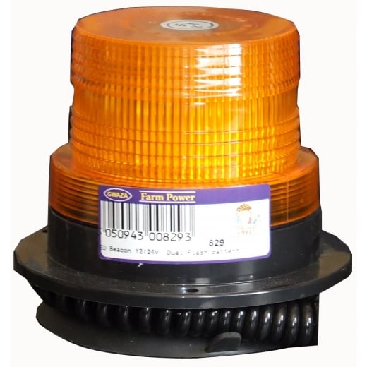 Farmpower LED Beacon Single Flash Pattern 12/24V