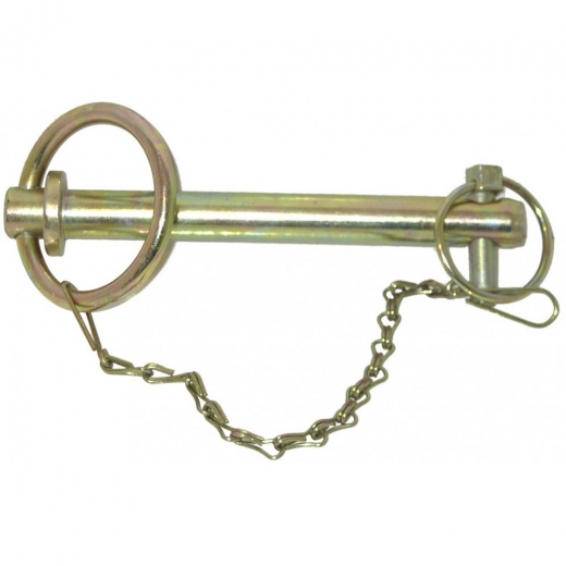 Farmpower Towing Pin 3/4 x 6 Inch With Lynch Pin + Chain 260