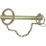 Towing Pin 3/4 x 6 Inch With Lynch Pin + Chain 260
