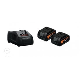 18v 2 x 5.0ah Ampshare Batteries & Charger Set