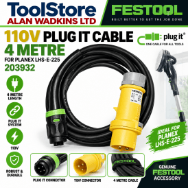 110v 4 Metre Plug It Cable For Planex LHS-E-225 203932
