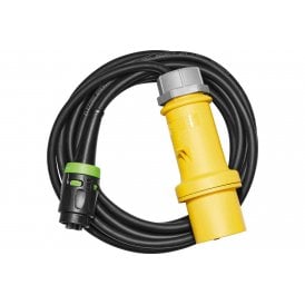 110v Plug It Cable c/w 16amp Yellow plug Replacement Cable 203927